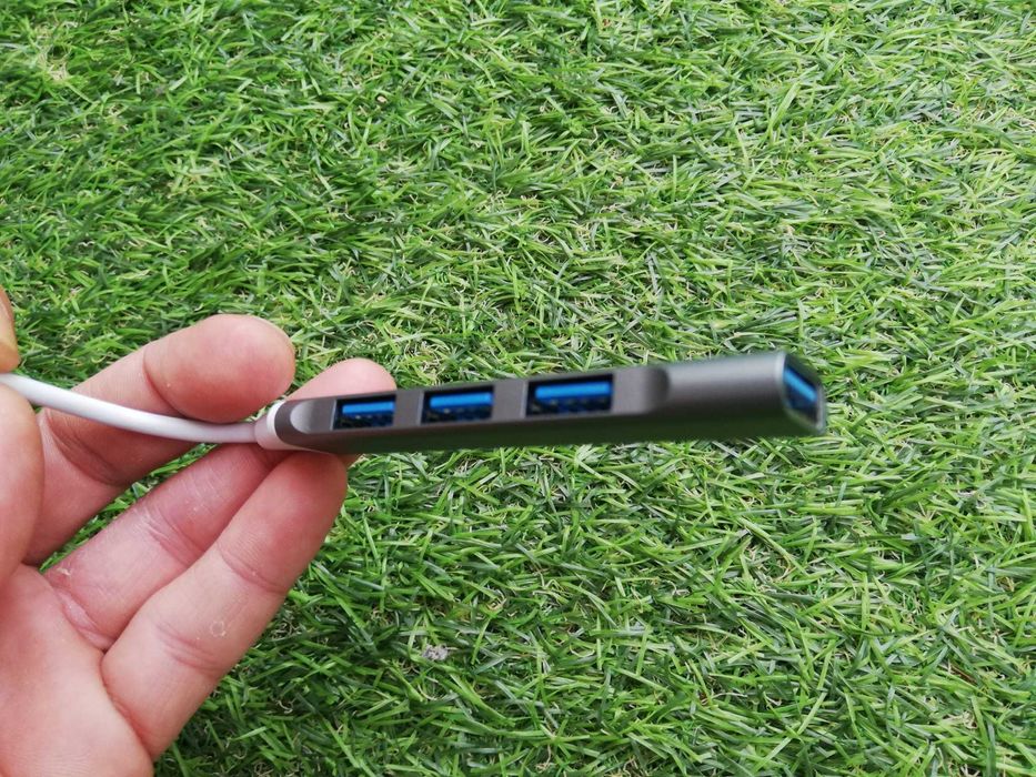 HUB USB 4 Portas corpo em alumínio