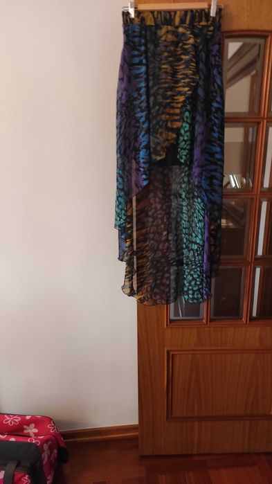 Saia multicolorido composta por 2 saias