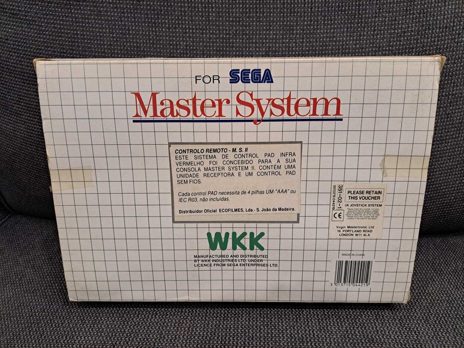 Controlo remoto WWK SEGA Master System