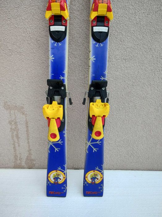Narty dziecięce Tecno Pro Carvy 110cm z wiązaniami tanio