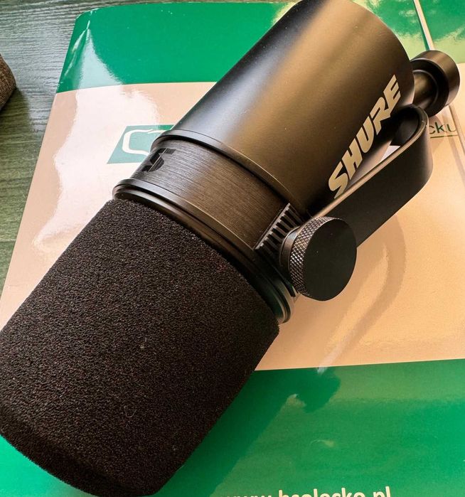 Mikrofon Shure MV7 na złącze XLR. JAK NOWY