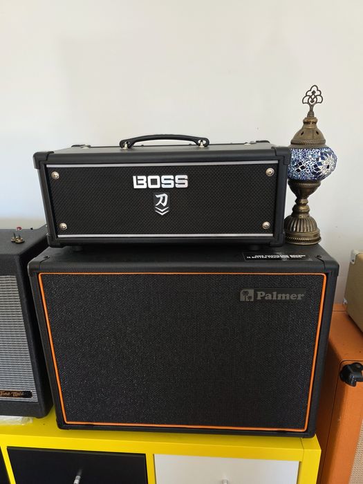 Boss Katana MKII 100 watts + Coluna Palmer 112BX Semi Open Back