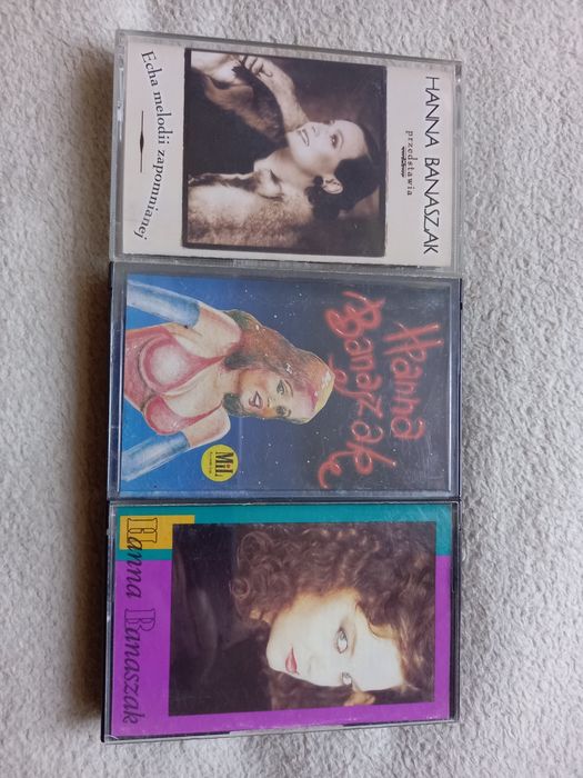 Zestaw 3 kaset magnetofonowych-Hanna Banaszak