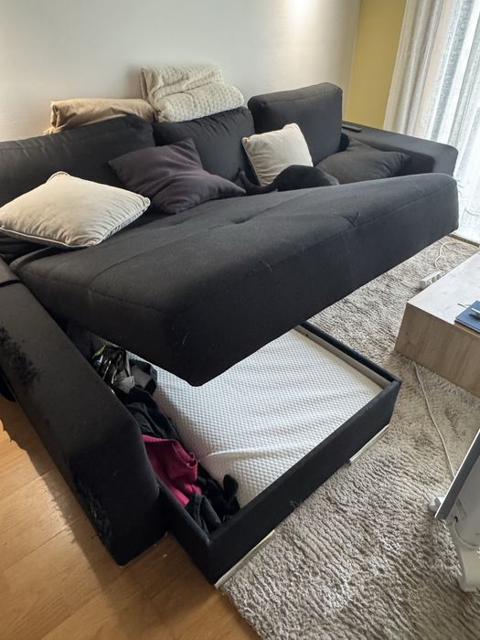 Sofá 2 assentos e chaise longue