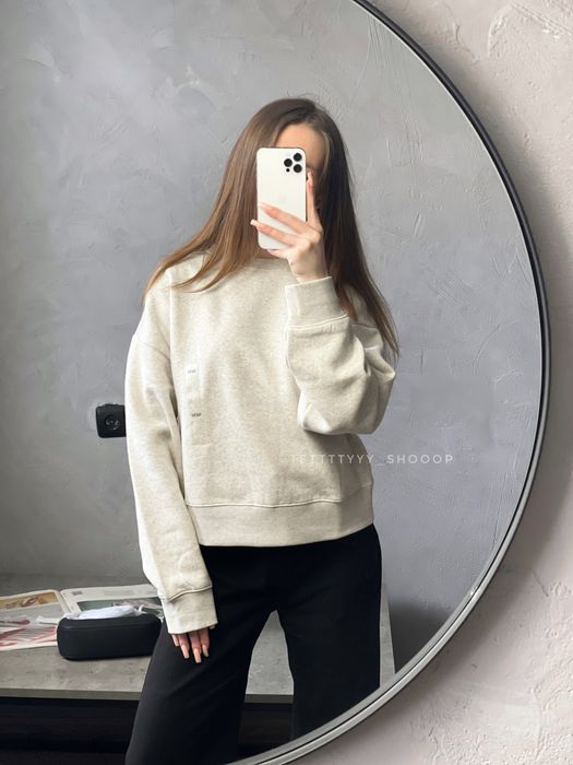 новий оригінальний жіночий світшот calvin klein jeans оверсайз фліс M