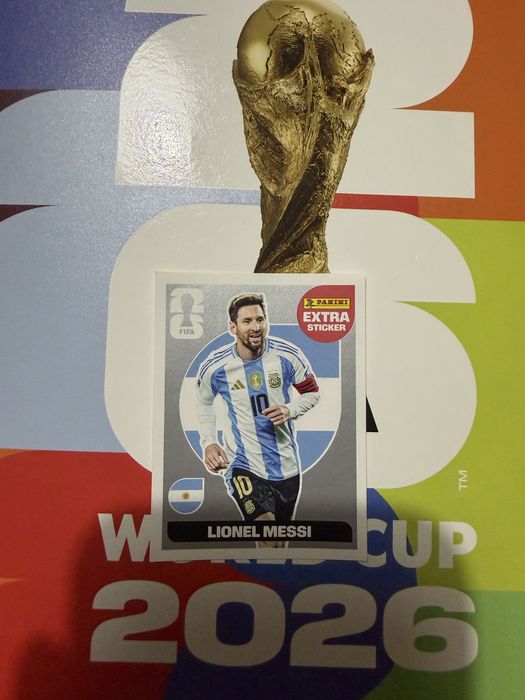 CROMO LIONEL MESSI - EXTRA STICKER (Special) | Caderneta Panini