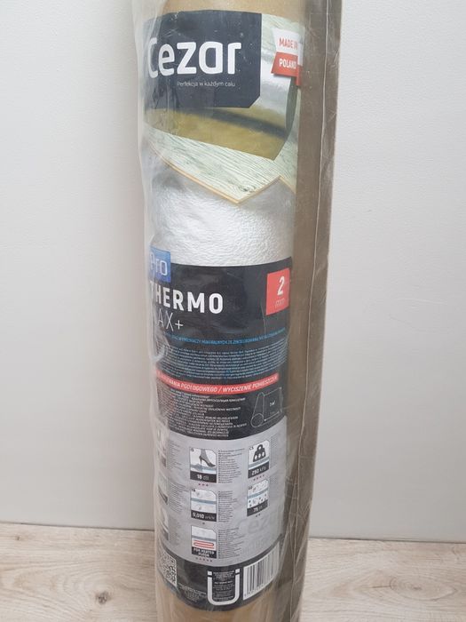 Podkład pod panele z ogrzewaniem podłogowym Cezar Thermo MAX+  2mm