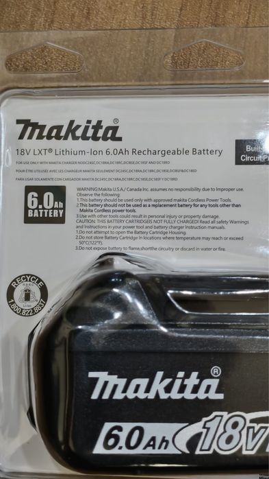 Akumator Makita 6.0 Ah.