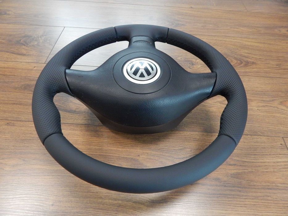 Kierownica + poduszka VW Golf IV Passat B5 Bora nowa skóra