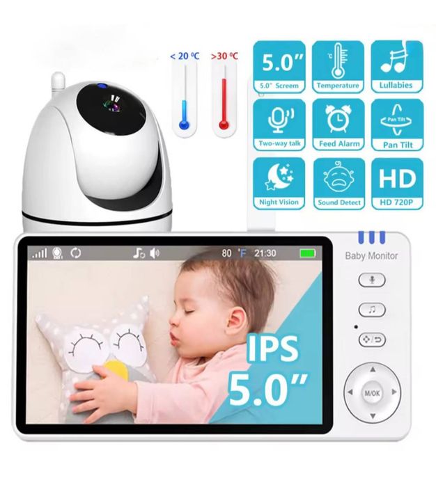 Відеоняня Baby monitor ABM501 Камера для спостереження за дітьми