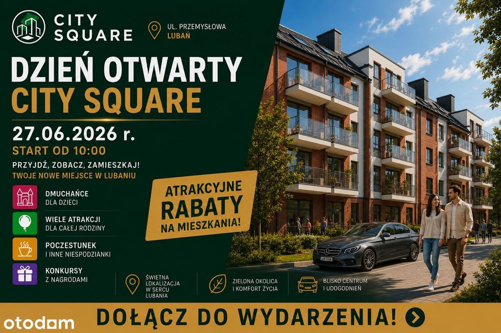 Apartament City Square | Centrum | Wysoki standard