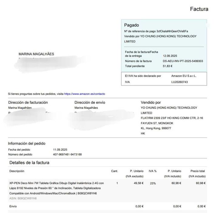 Digitalizadora Deco Mini 7W-Bluetooth