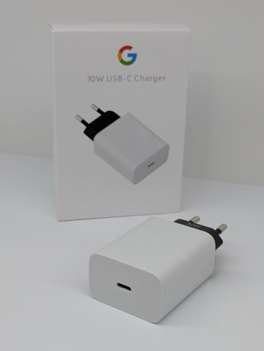 АКЦІЯ Зарядний блок Google для Google Pixel 30W + перехідник