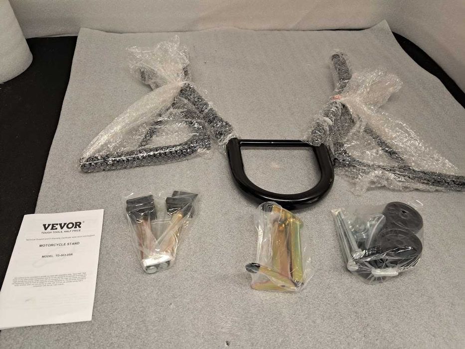 Stojak motocyklowy VEVOR tylny montażowy z 4 kółkami TD-003-05R