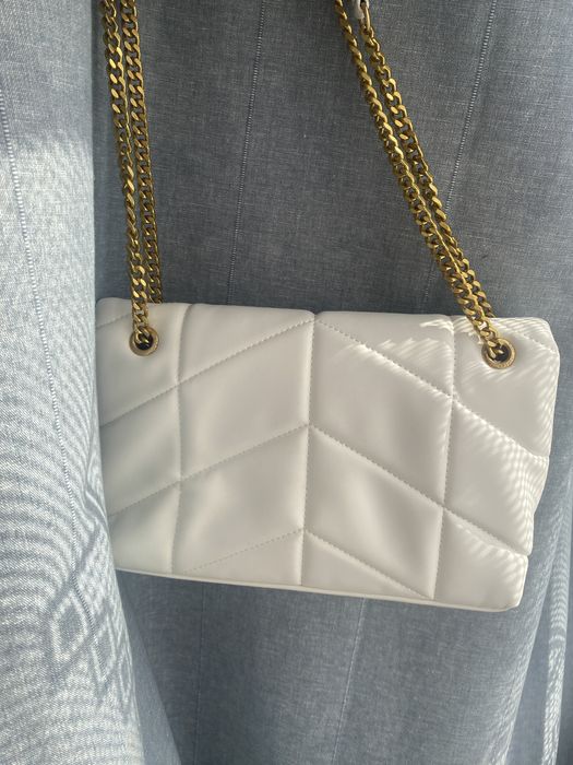 Saint Laurent torebka ysl skóra naturalna