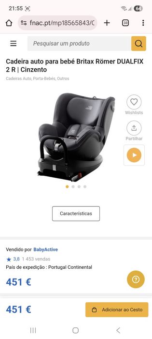 Cadeira Auto Britax Römer Dualfix 2R