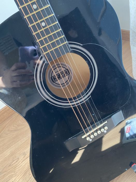 Guitarra acustica e acessorios