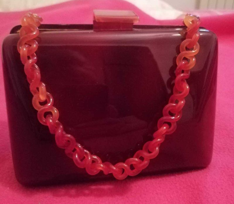 Rara Pochete/Clutch/ Bolsa vintage anos 60 s/uso