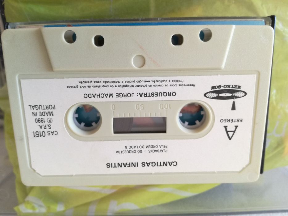 Cassete áudio RARA - Cantar com Playbacks -Êxitos Infantis