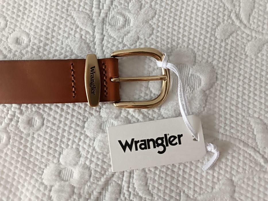 Cinto couro genuíno Wrangler