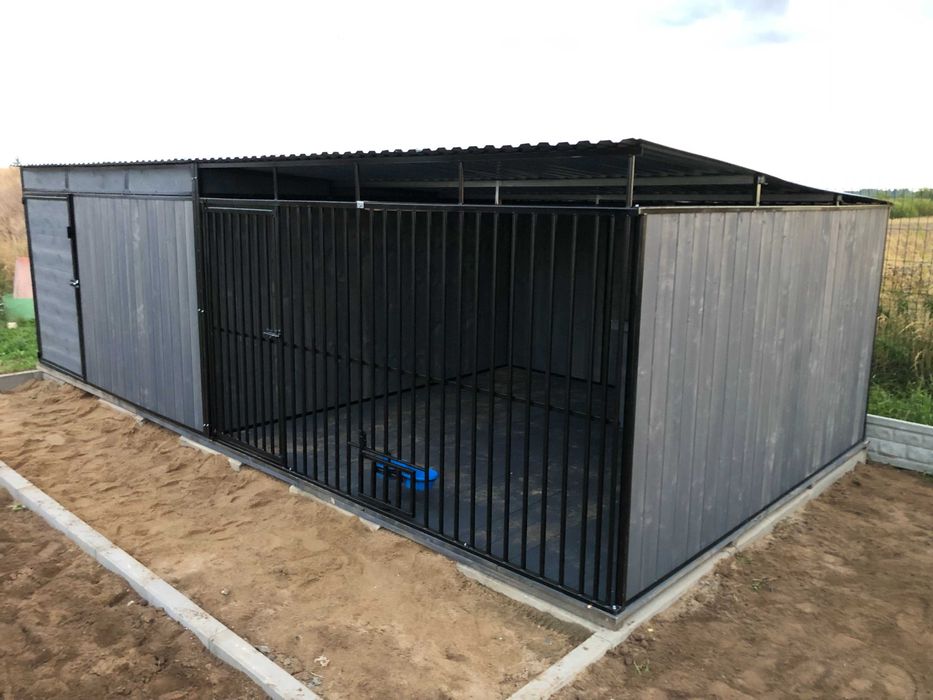 Kojec dla psa-schowek-drewutnia.