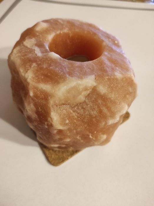 Świecznik solny na tea light