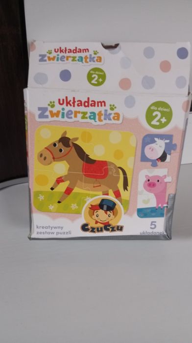 Czu czu  puzzle układam zwierzątka 2+