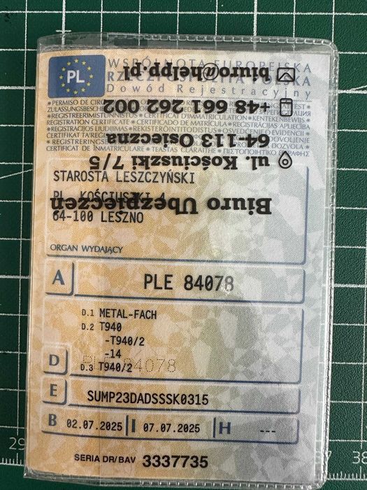 Przyczepa Metal-Fach T940/2