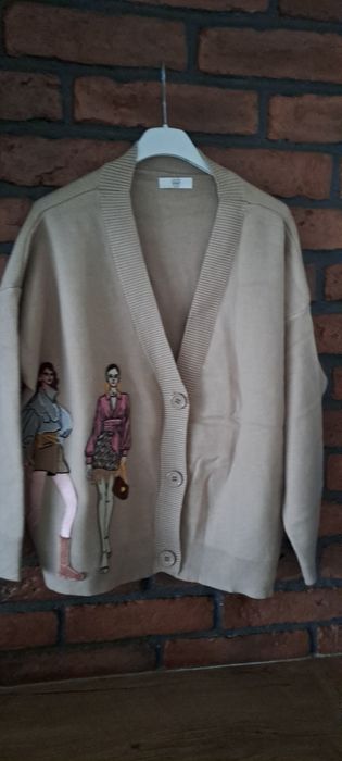 Sweter rozpinany miesisty ootd