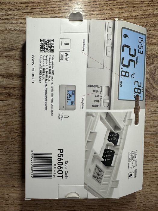 Programowalny termostat EMOS P5606OT.