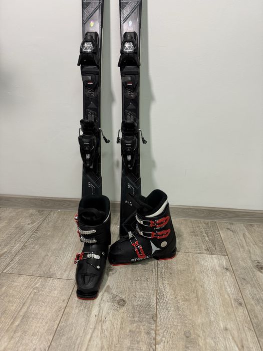 Narty Vökl 137cm + buty Atomic 23.0-23.5 junior