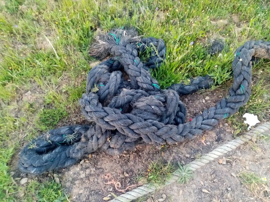 Cordas (cabos marítimos).Para fazer picadeiros