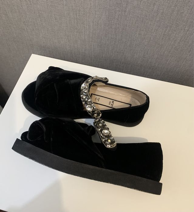 Бархатные туфли  N21