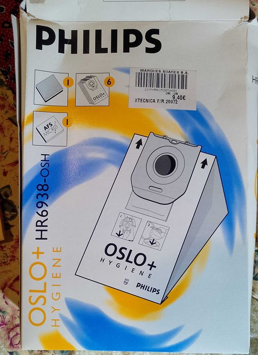 Sacos de aspirador Philips Oslo+ HR6938-OSH