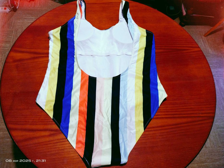 купальник в полоску