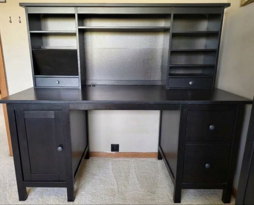 Biurko Ikea Hemnes z nadstawką