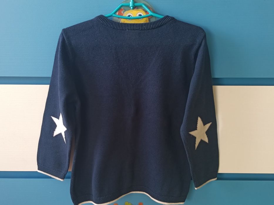 Rozm 92 H&M Sweterek w gwiazdki