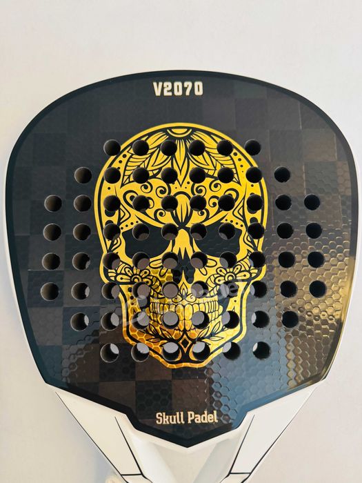 Ракетка для Падель (Padel) тенісу – Skull Padel V2070 Oro Blanco 24K