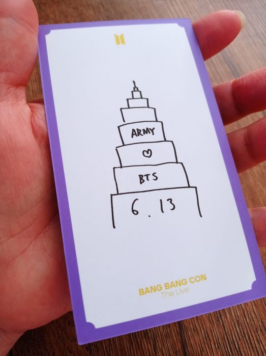 BTS Jin photocard Bang Bang Con