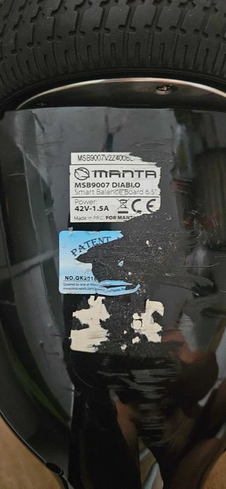 Deskorolka elektryczna Manta MSB 9007 DIABLO