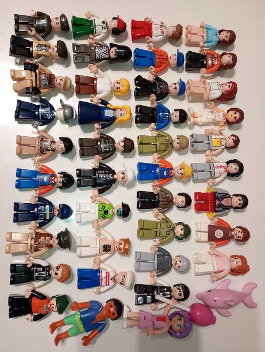 Конструктор лего lego, человечки, оружие, животные