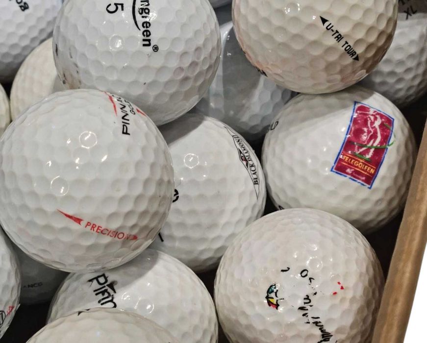 100szt piłki golfowe używane MIX kat. C/D do golfa zestaw LAKEBALLS białe