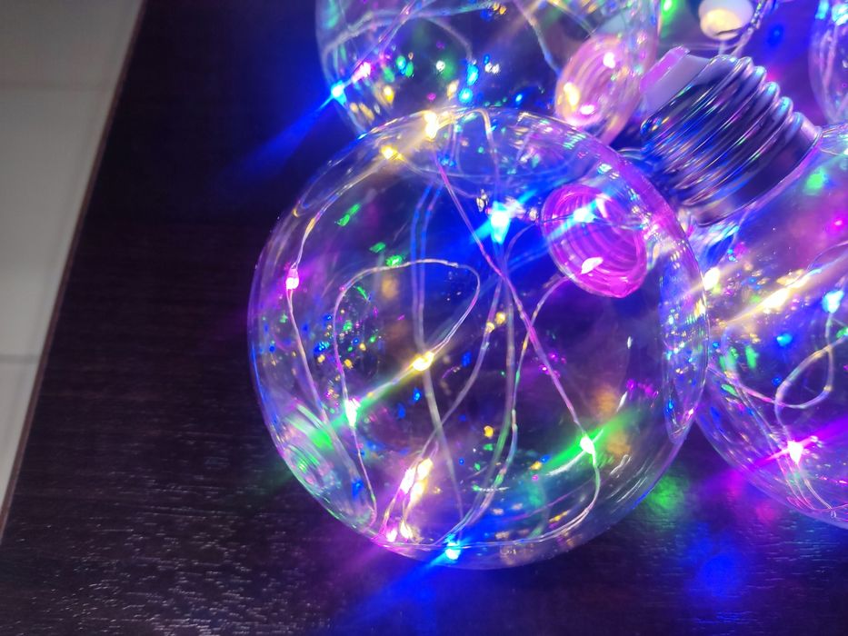 LED Lampki Bombki Kule Girlanda Kurtyna Led MULTI KOLOR / BIAŁE CIEPŁE