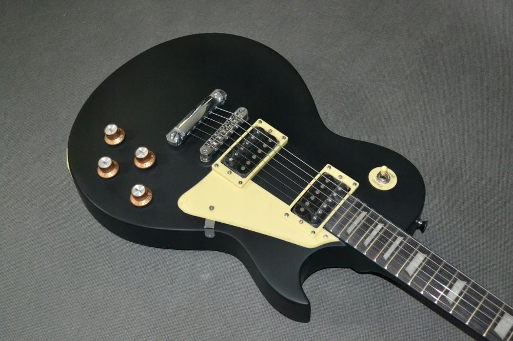 Harley Benton SC-400 SBK satin black nowa gitara Les Paul - USTAWIONA!