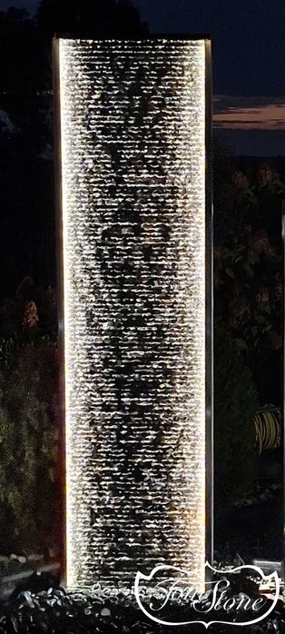 ŚCIANA WODNA Z KAMIENIA NATURALNEGO 3d Ściany wodne biurowe dekoracyje