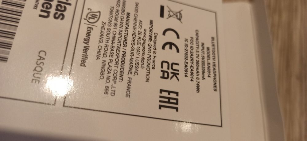 Słuchawki bluetooth