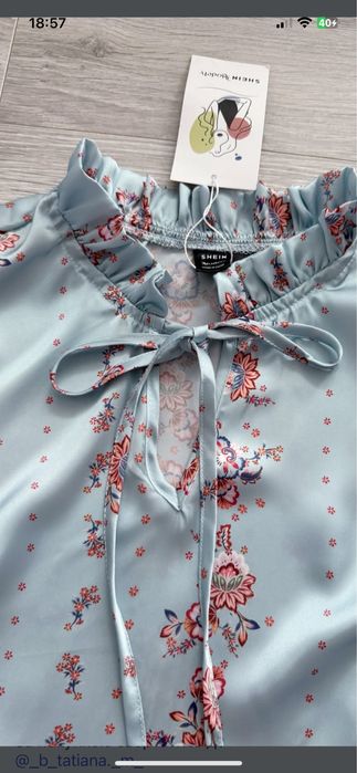 Сатинова сукня в квіти