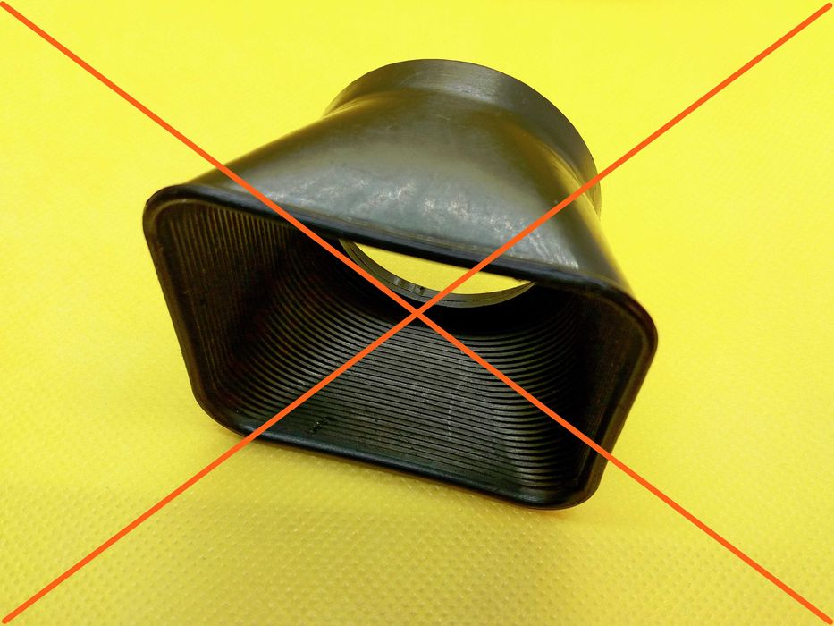 Бленда пирамидальная d42 (ФЭД). Тросик спусковой 25см. Фотоаксессуары