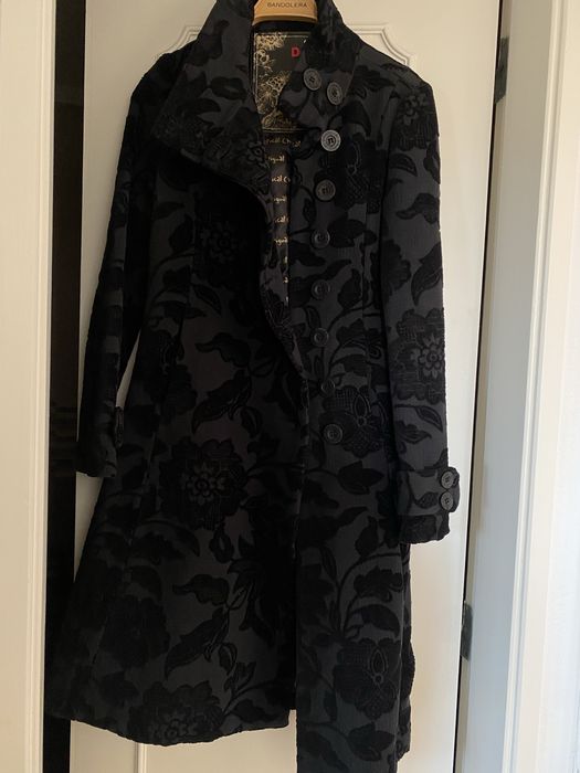 DESIGUAL Casaco comprido muito bonito com pouco uso preto