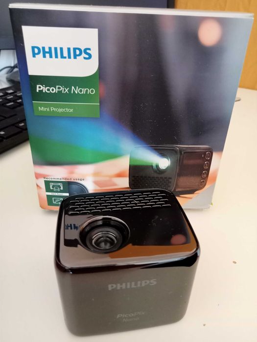 Projetor Philips PicoPix Nano – Como novo